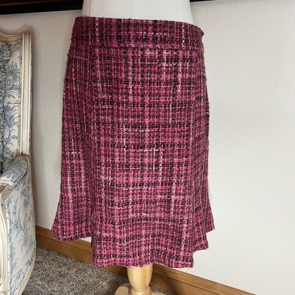 Geoffrey Beene Dresses & Skirts - Geoffrey Beene Pink Tweed Skirt Size 6